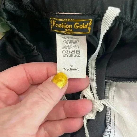 Vintage Fashion Gold 80’s Strapless Satin sexy wiggle cocktail dress-M - Picture 8 of 8